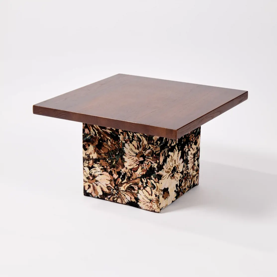 A Small Square Wooden Table