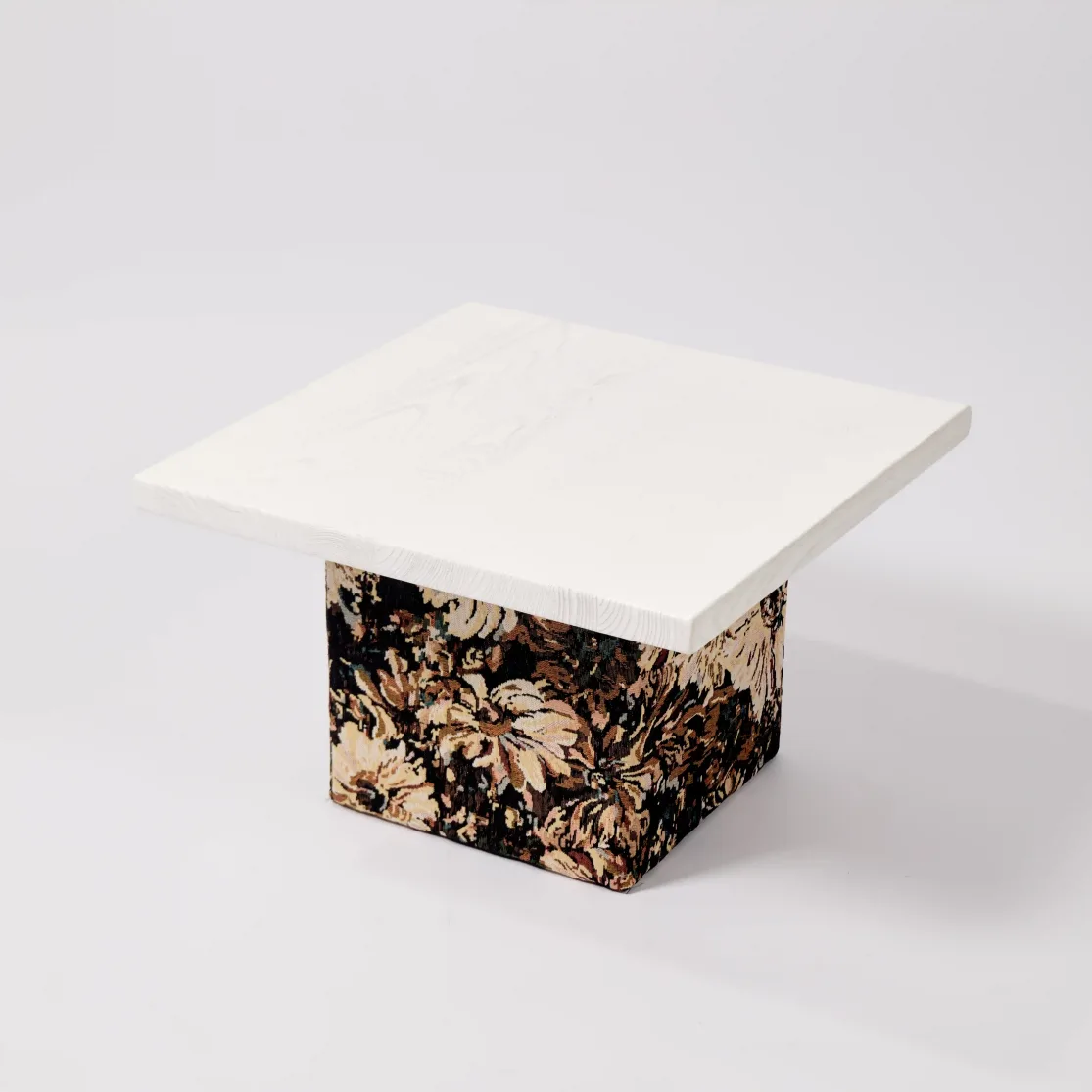 A Small Square Wooden Table