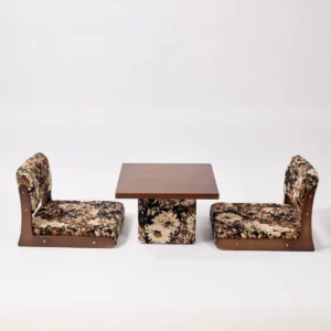 A Small Square Wooden Table