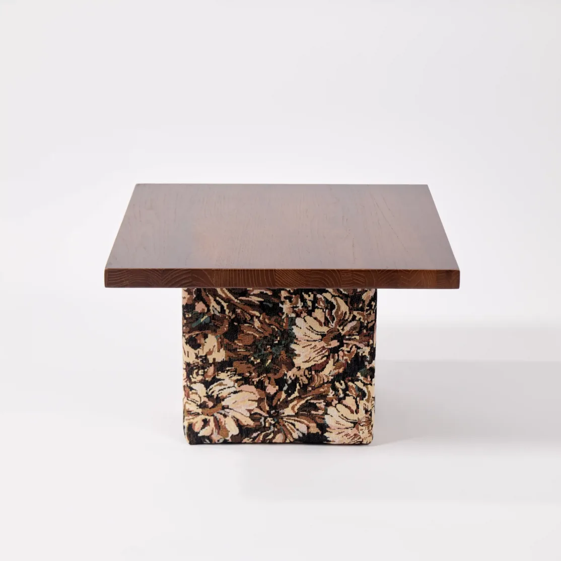 A Small Square Wooden Table