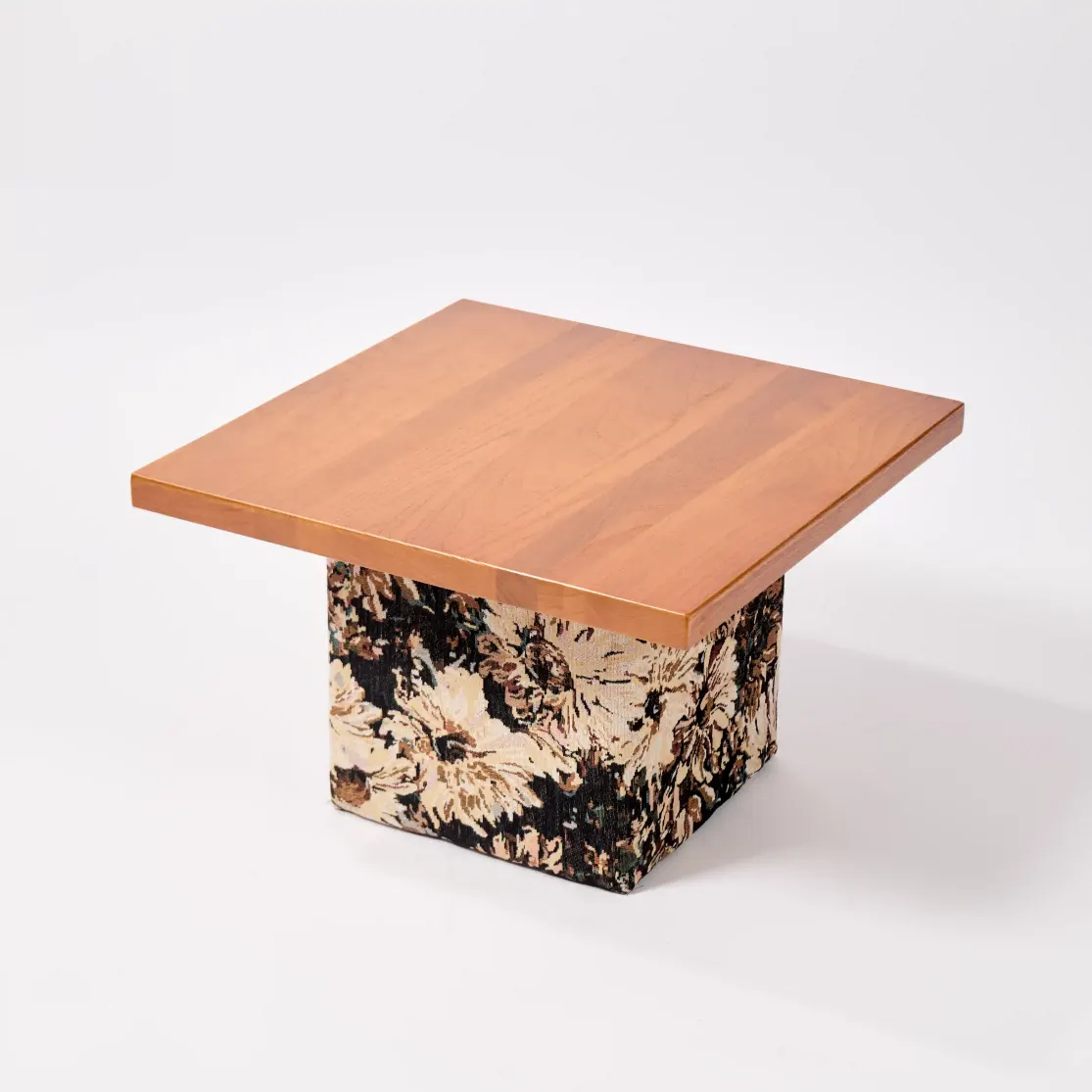 A Small Square Wooden Table