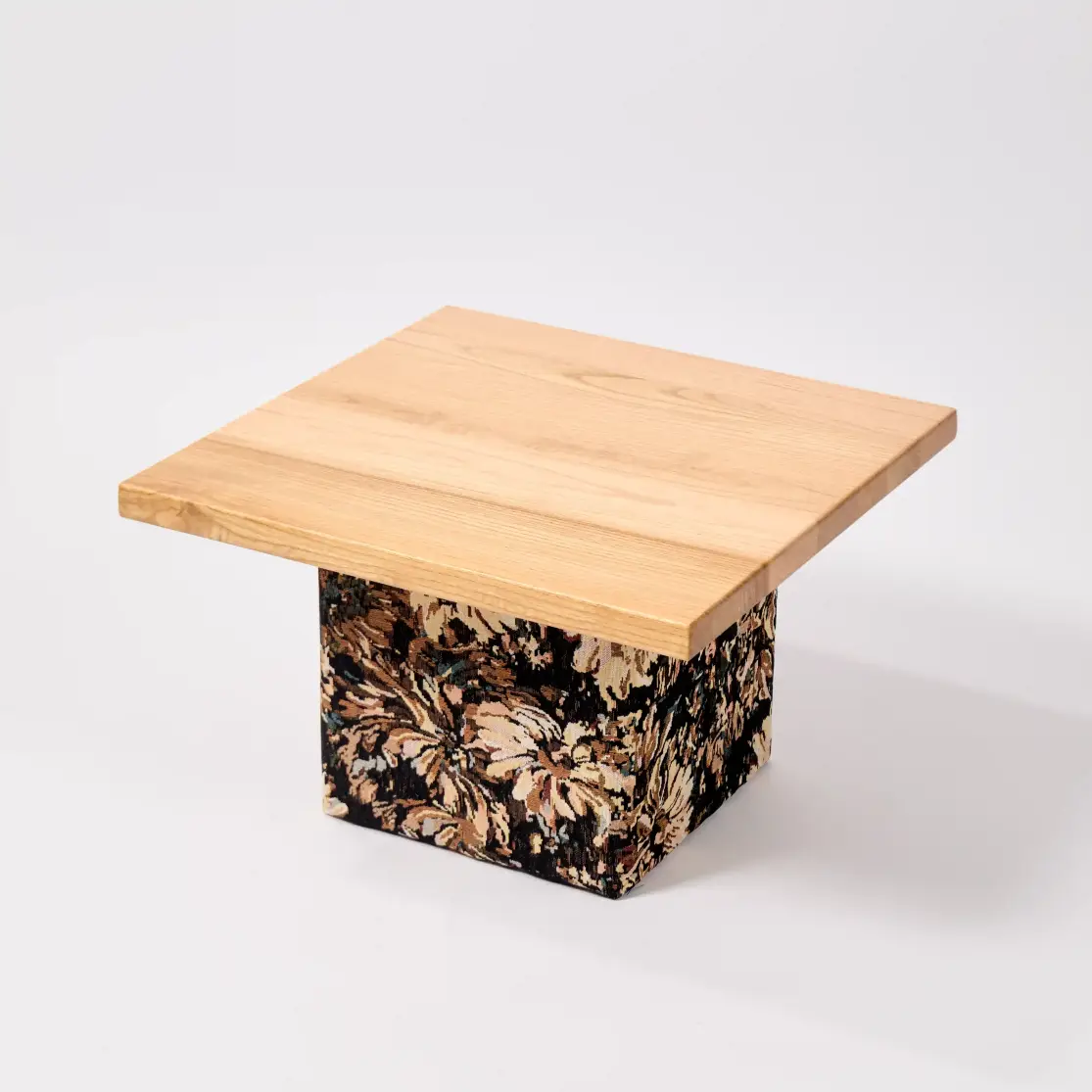 A Small Square Wooden Table