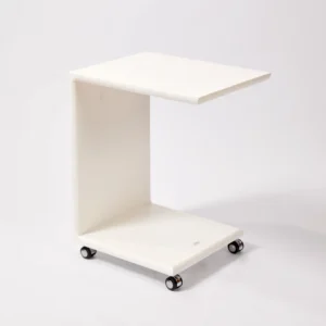 Minimalist C-Shaped Side Table