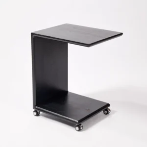Minimalist C-Shaped Side Table