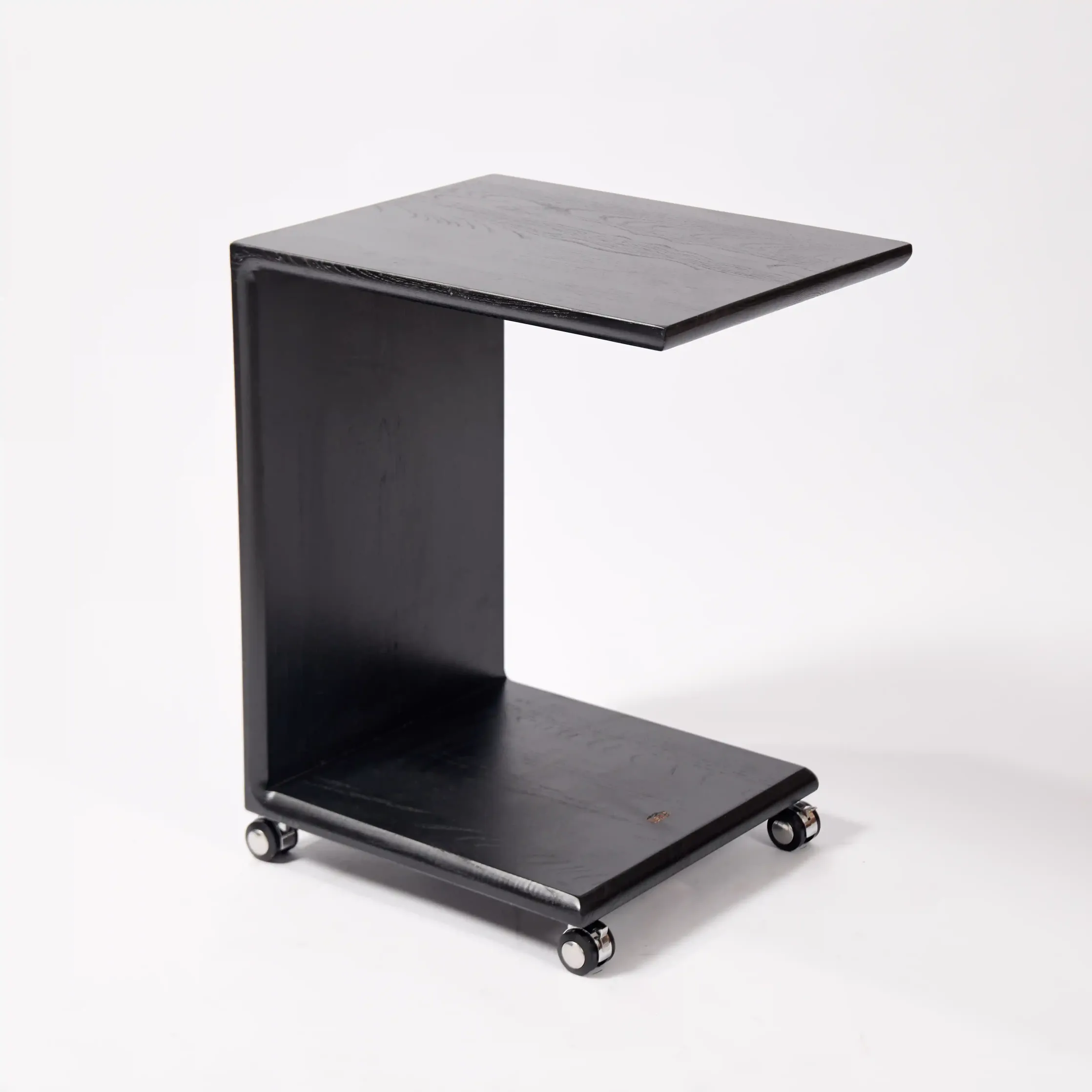 Minimalist C-Shaped Side Table