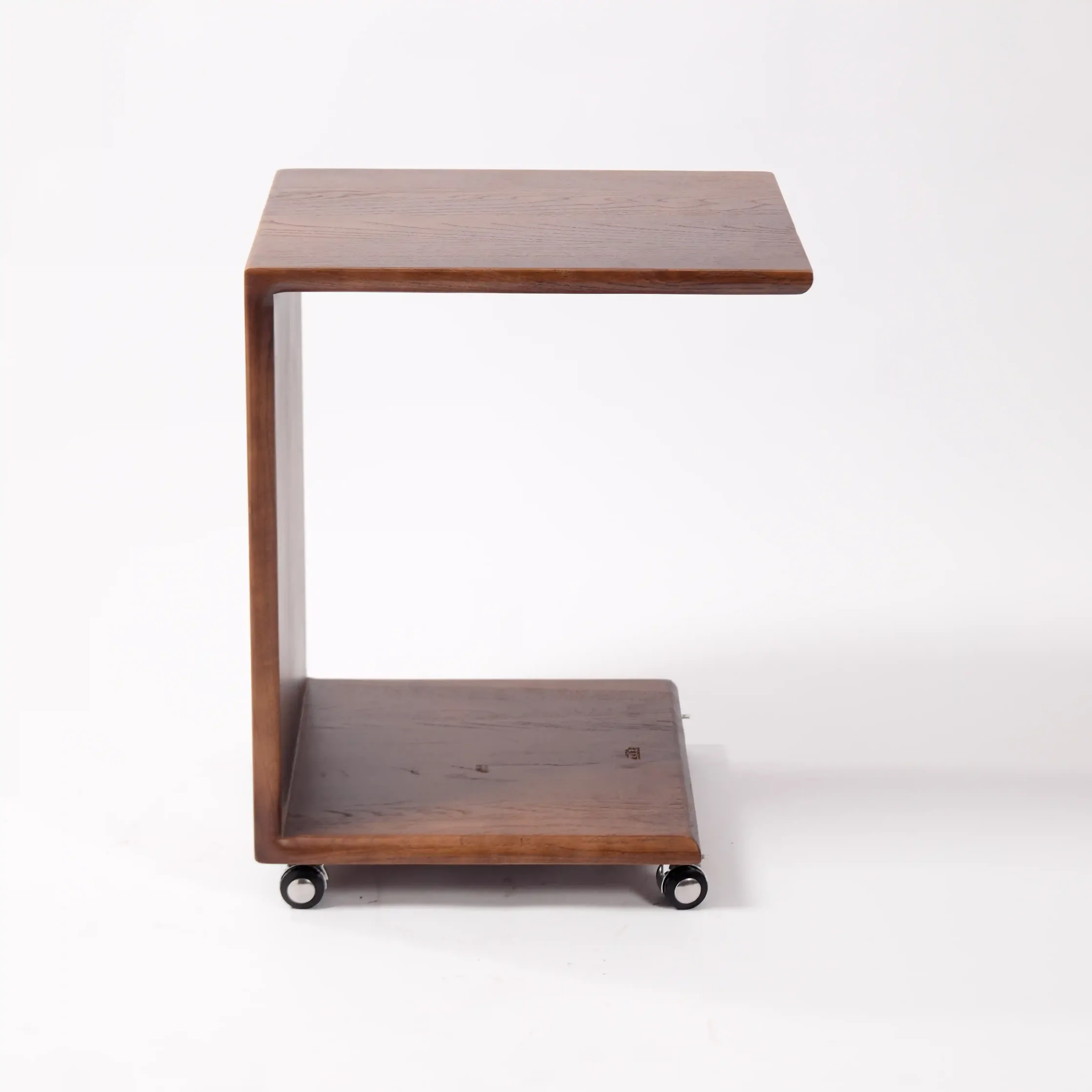 Minimalist C-Shaped Side Table