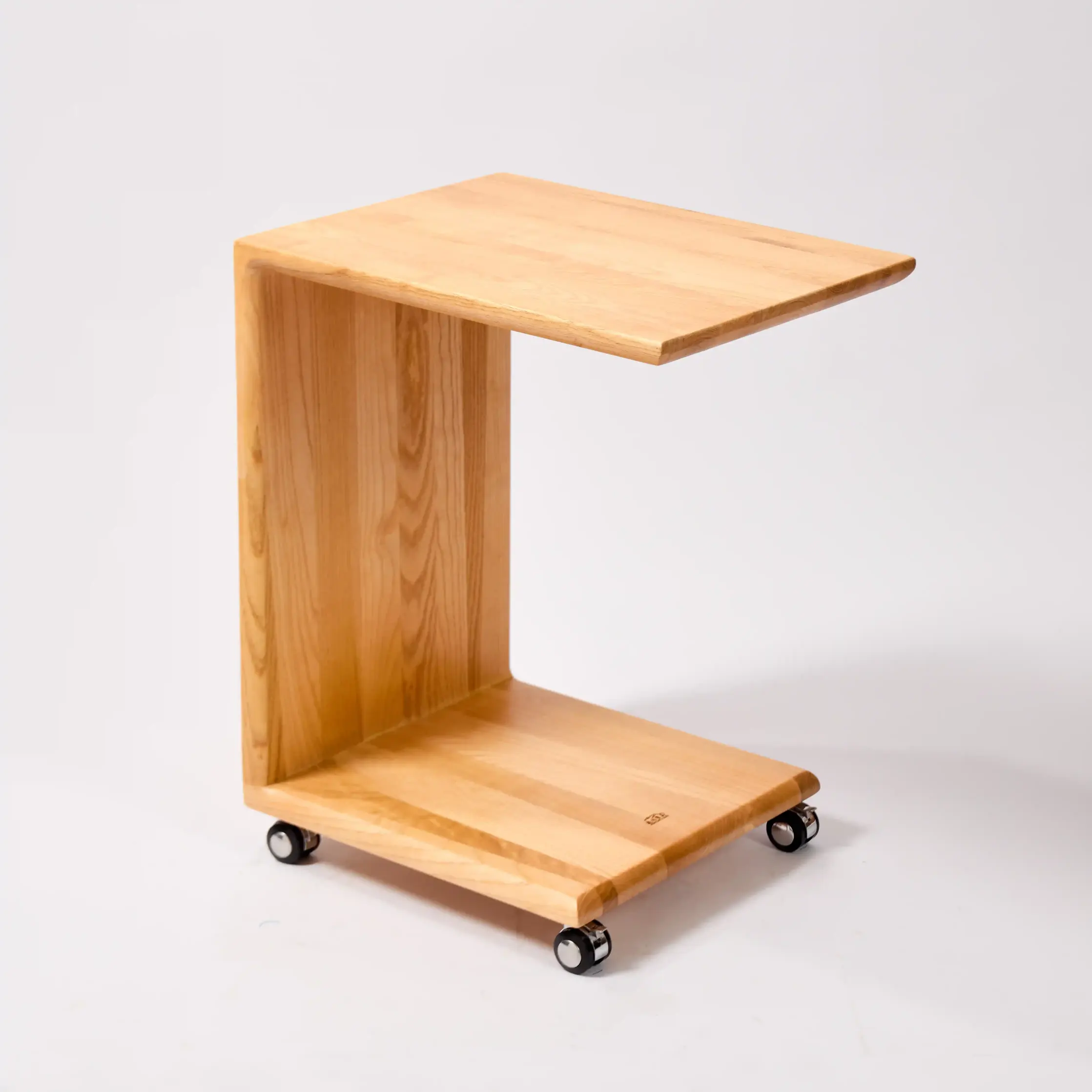 Minimalist C-Shaped Side Table