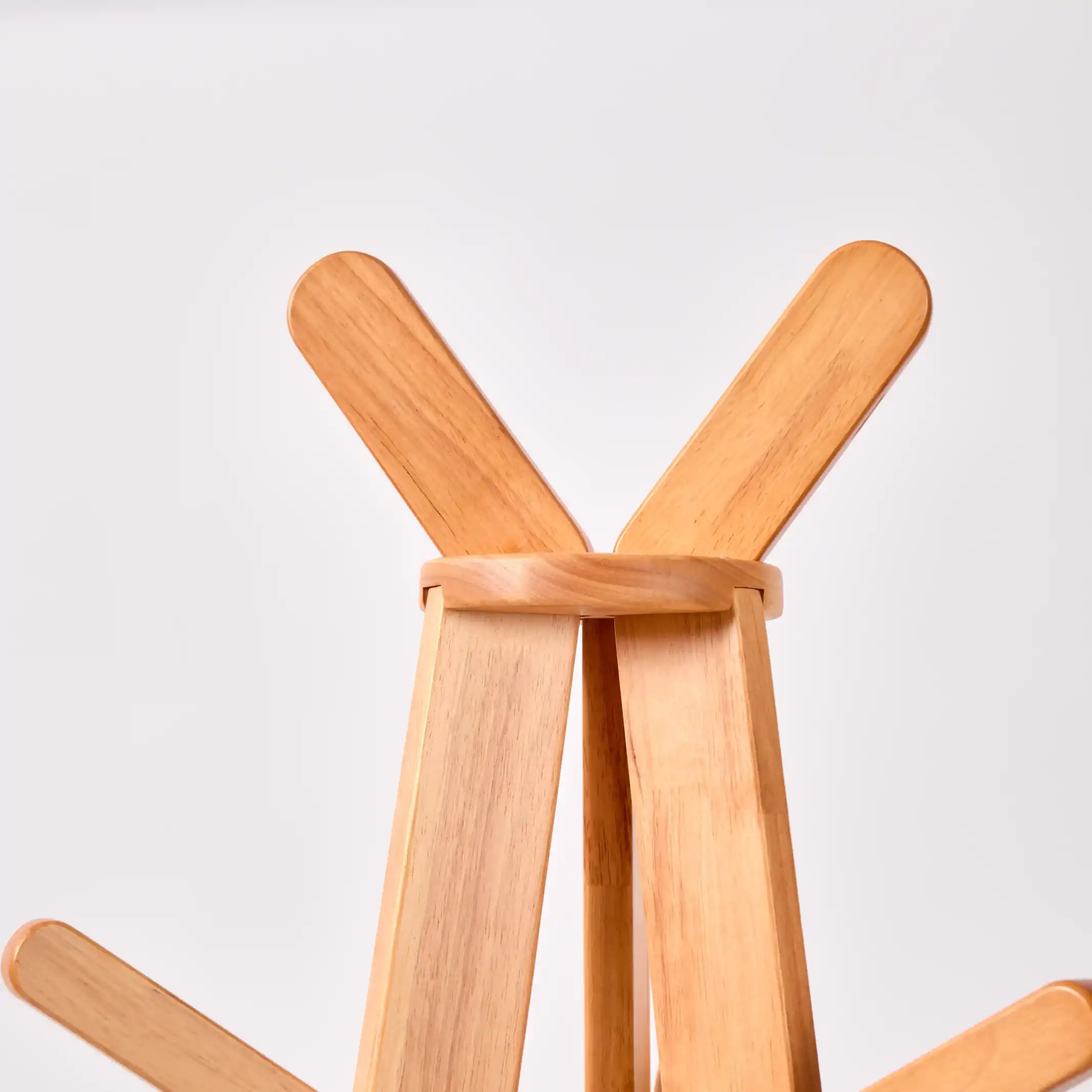 Solid Wood Coat Rack