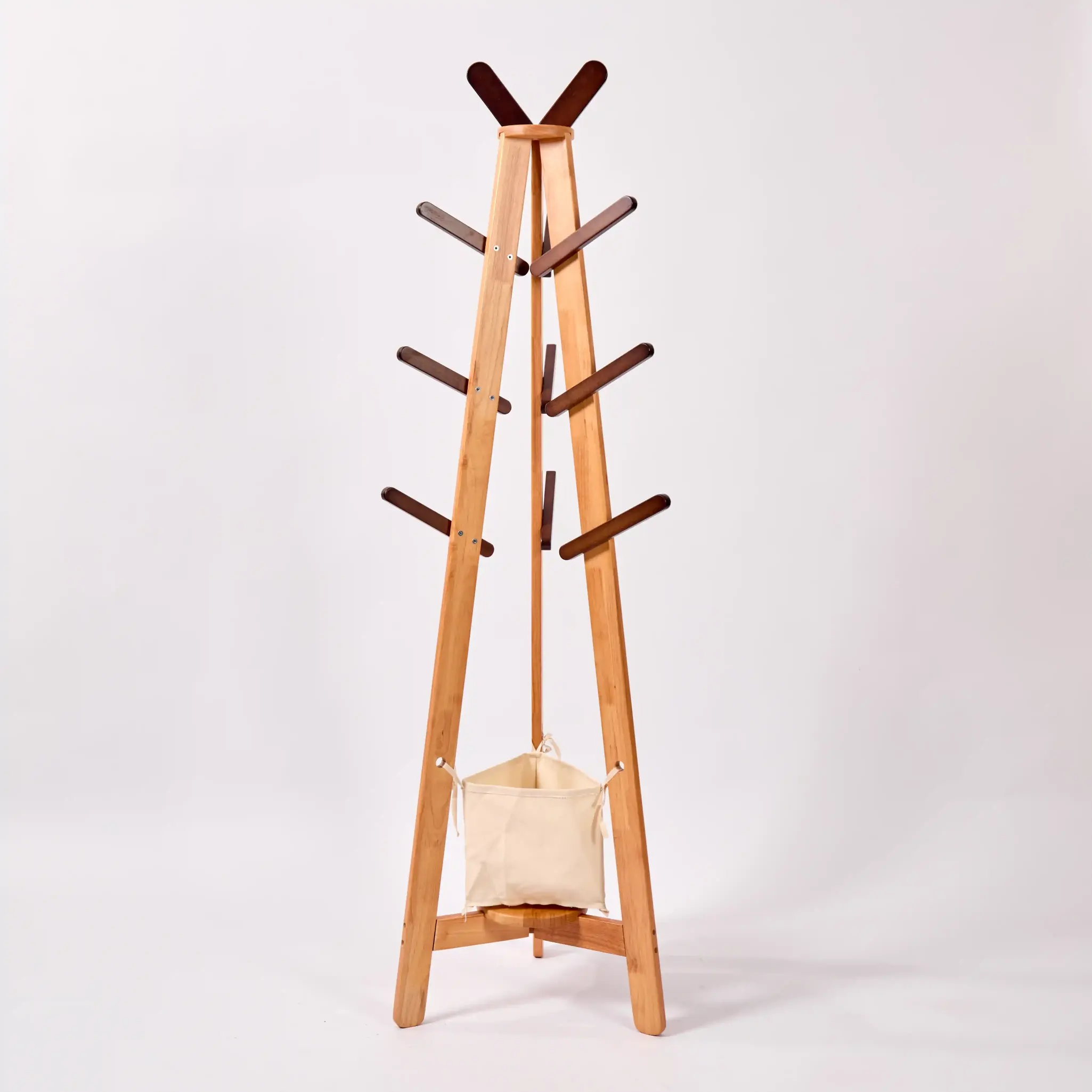 Solid Wood Coat Rack