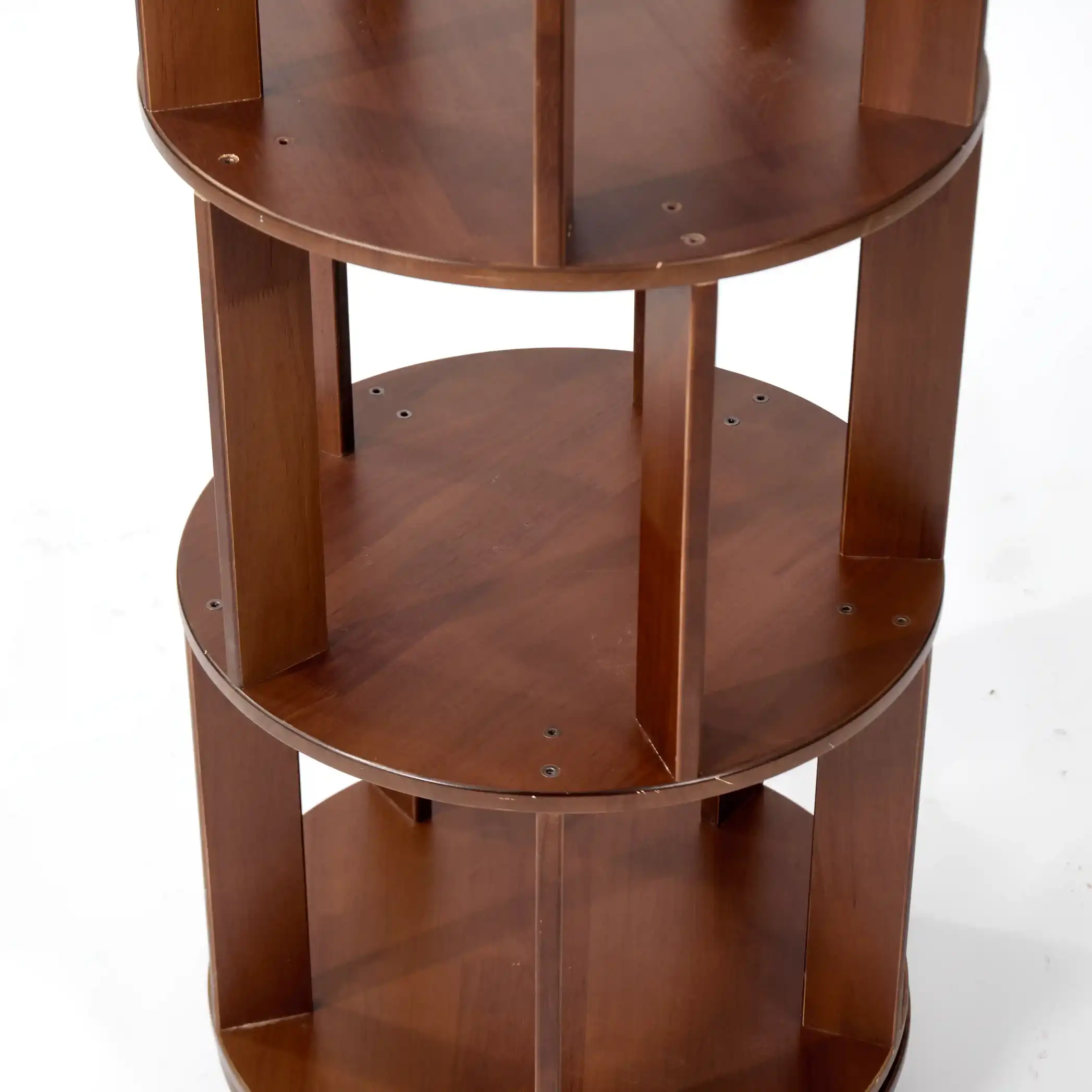 Solid Wood Corner Shelving Unit