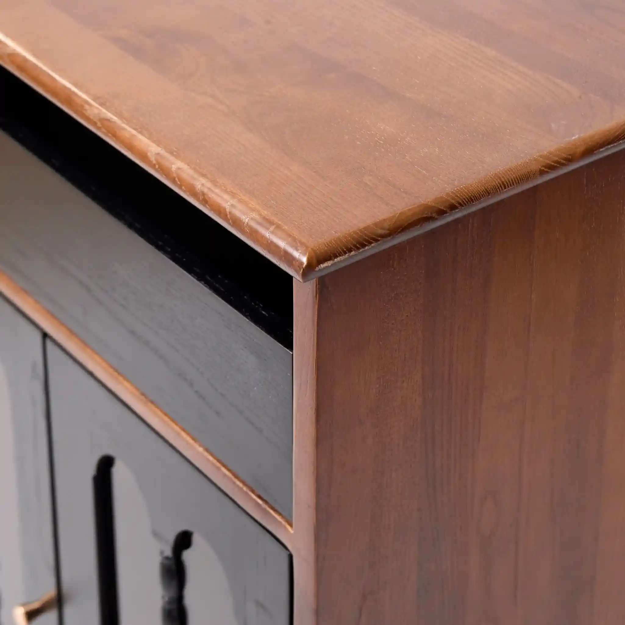 Solid Wood Wine Cabinet