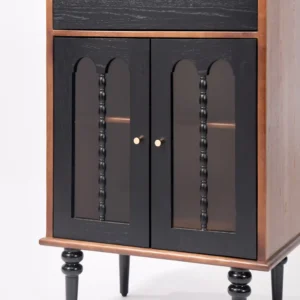 Solid Wood Wine Cabinet