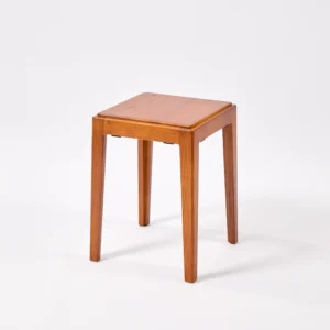 Square Solid Wood Stool