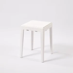 Square Solid Wood Stool