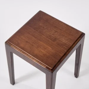 Square Solid Wood Stool