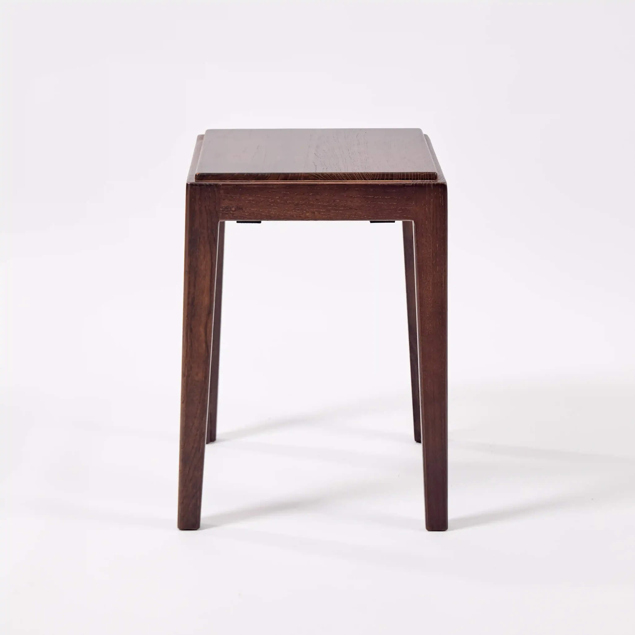 Square Solid Wood Stool