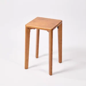 Square Wooden Stool