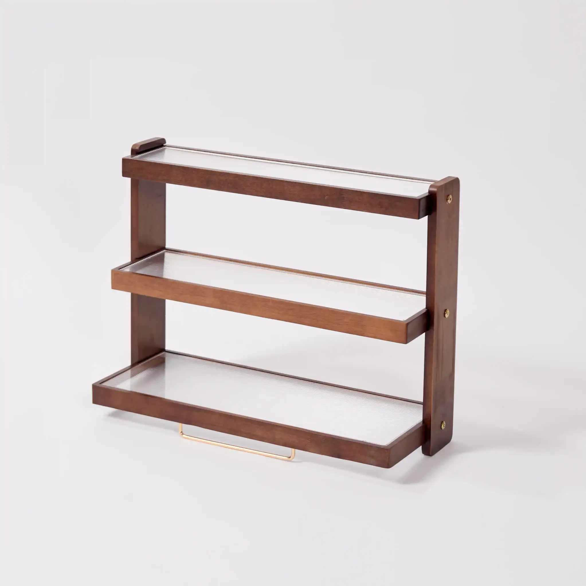 Tier Wooden Mug Rack
