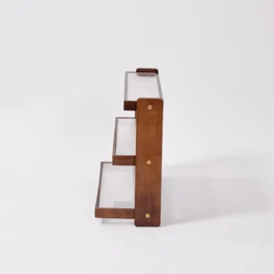 Tier Wooden Mug Rack