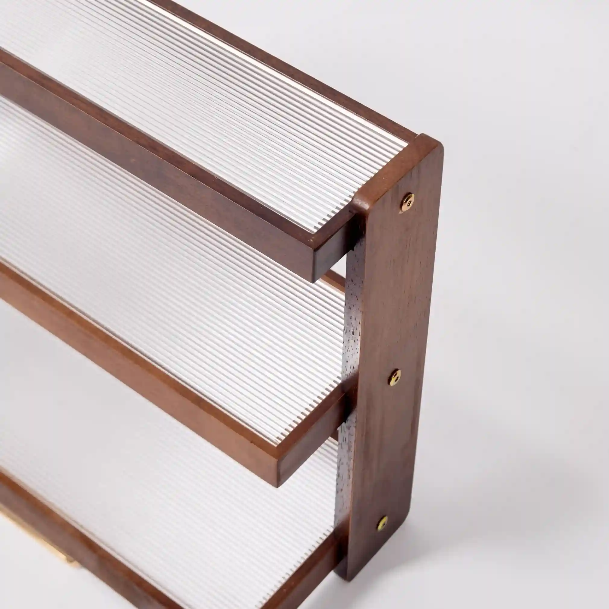Tier Wooden Mug Rack