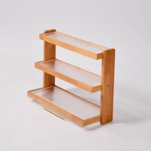 Tier Wooden Mug Rack