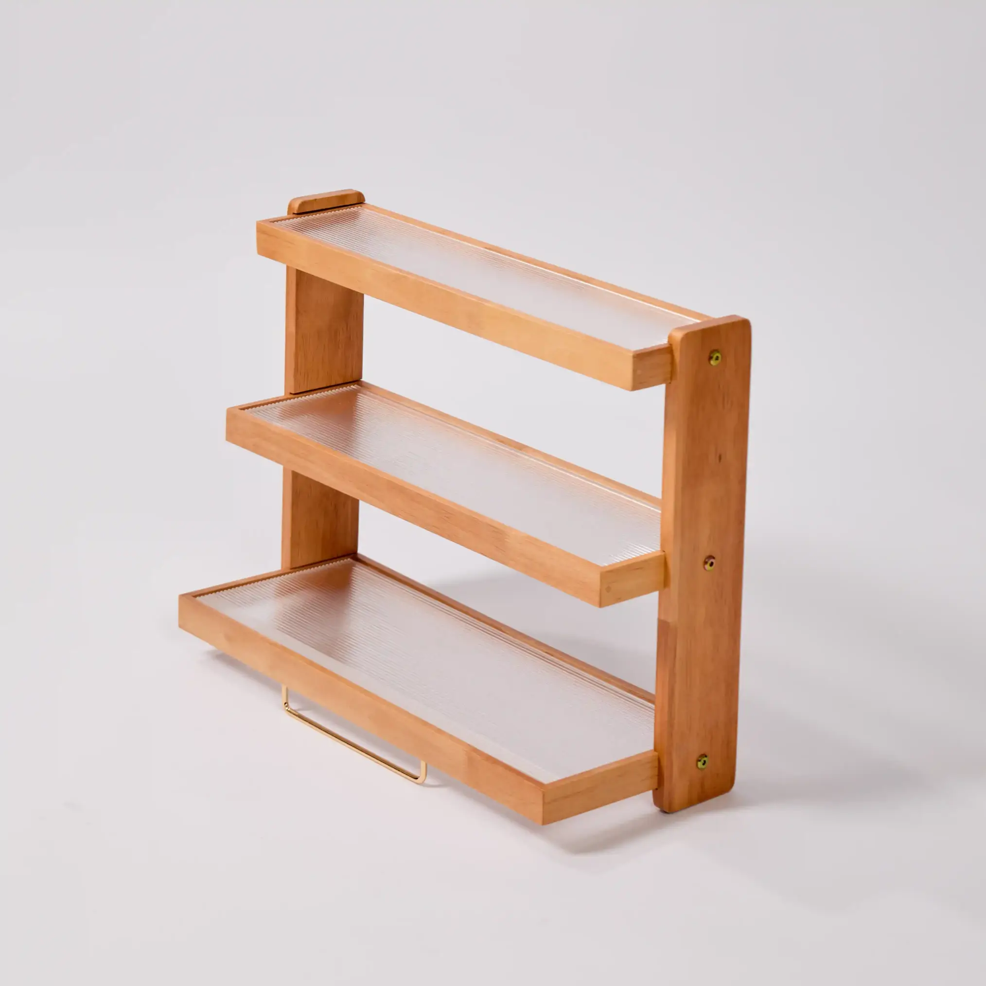 Tier Wooden Mug Rack