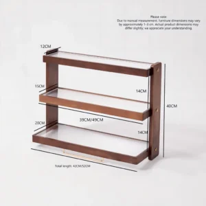 Tier Wooden Mug Rack