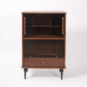 Vintage Solid Wood Wine Cabinet