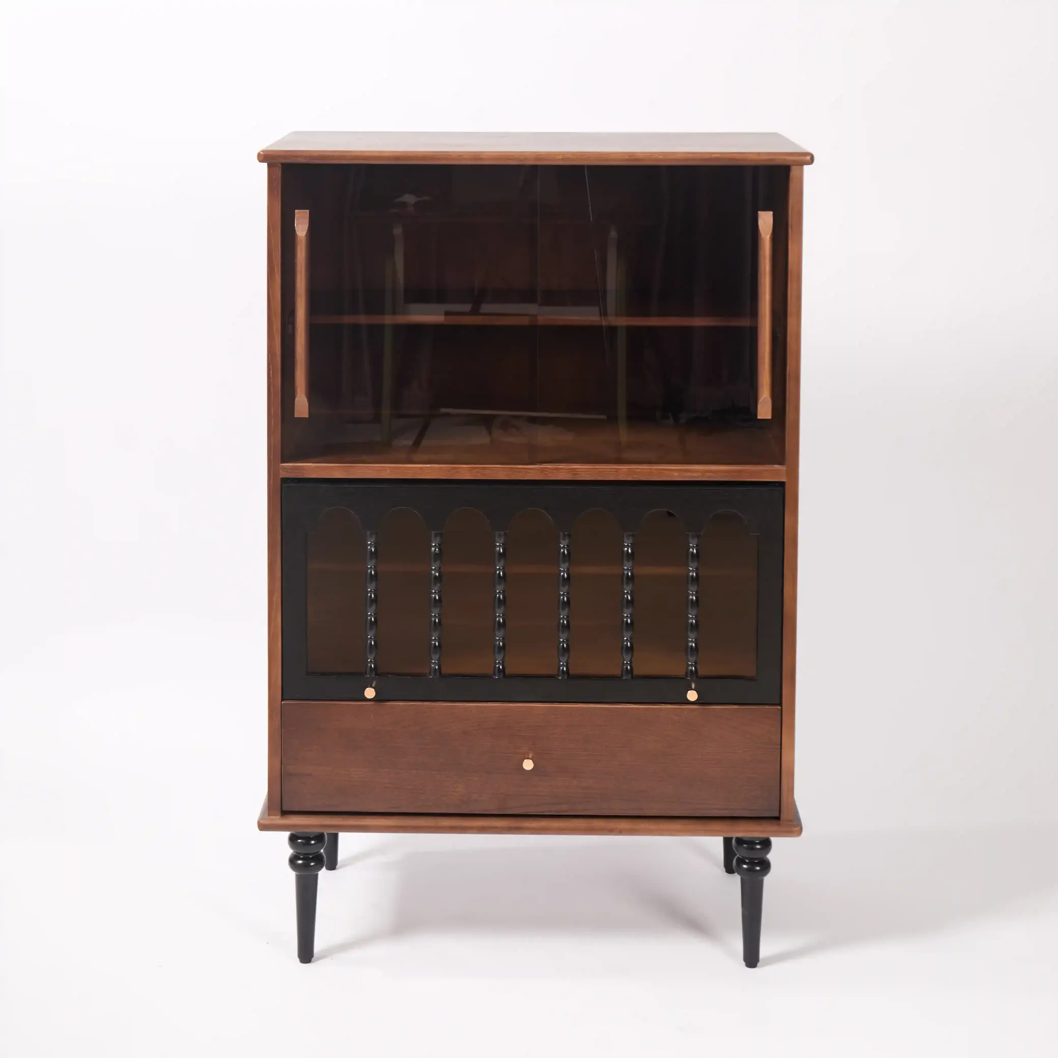 Vintage Solid Wood Wine Cabinet
