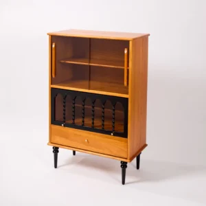 Vintage Solid Wood Wine Cabinet