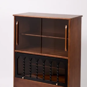 Vintage Solid Wood Wine Cabinet