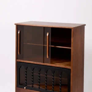 Vintage Solid Wood Wine Cabinet