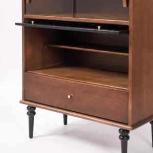 Vintage Solid Wood Wine Cabinet