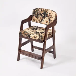 Wooden Adjustable Bar Stool