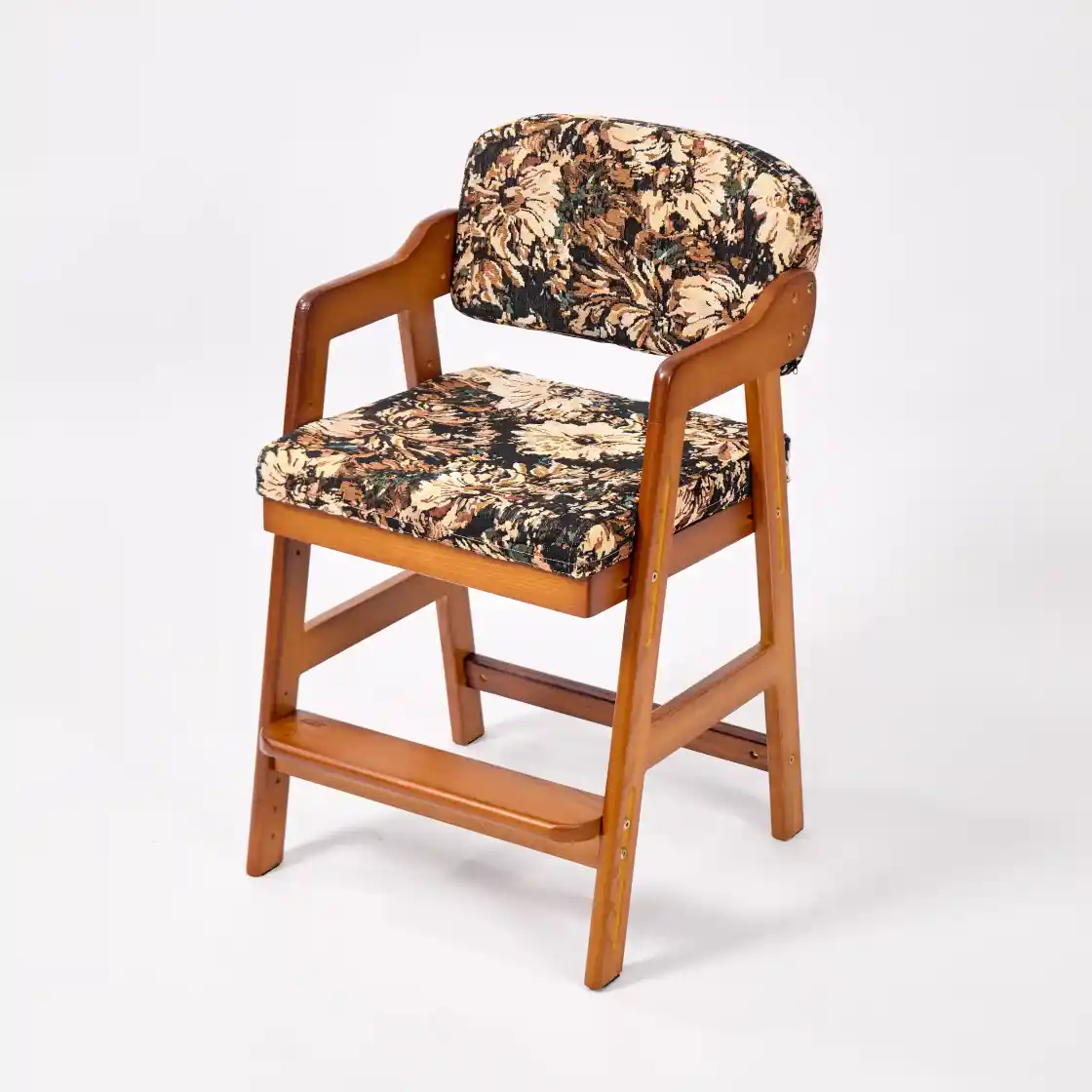 Wooden Adjustable Bar Stool