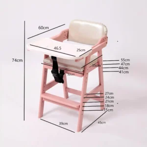 Wooden Baby High Chair