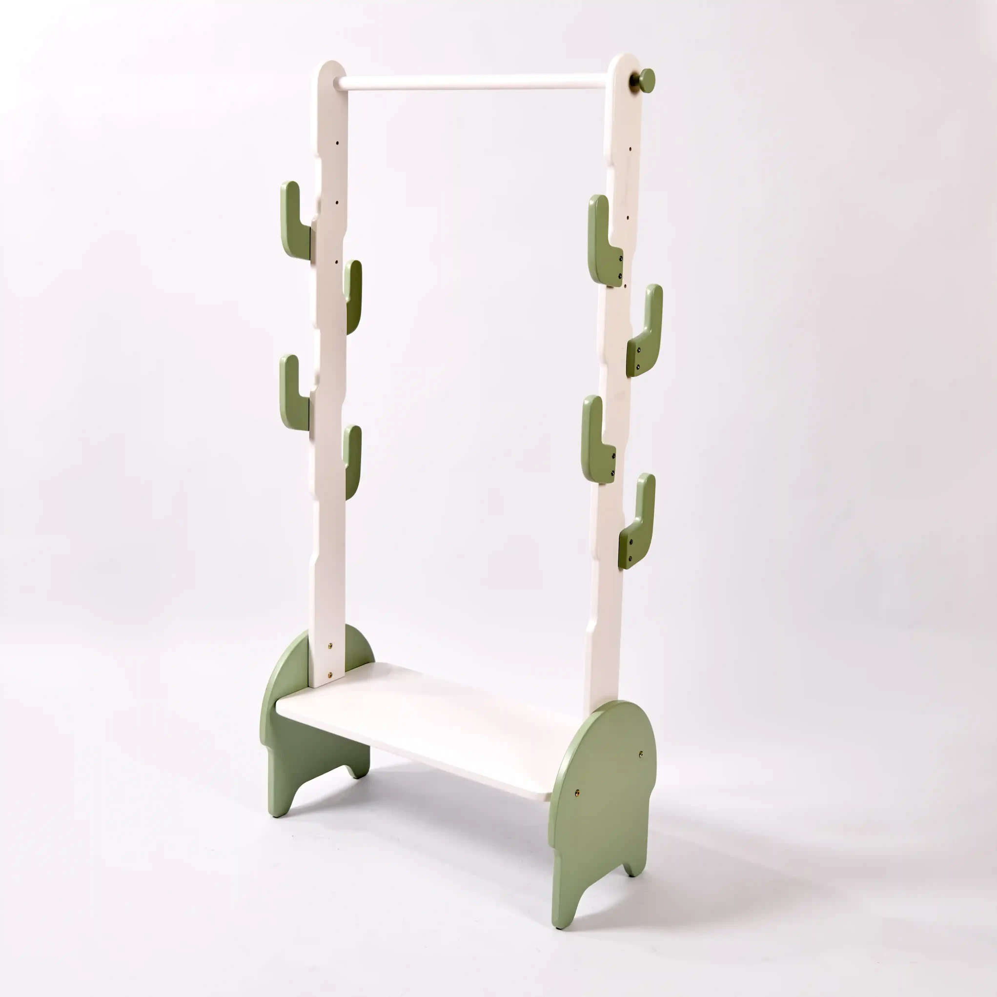 Wooden Coat Rack Stand